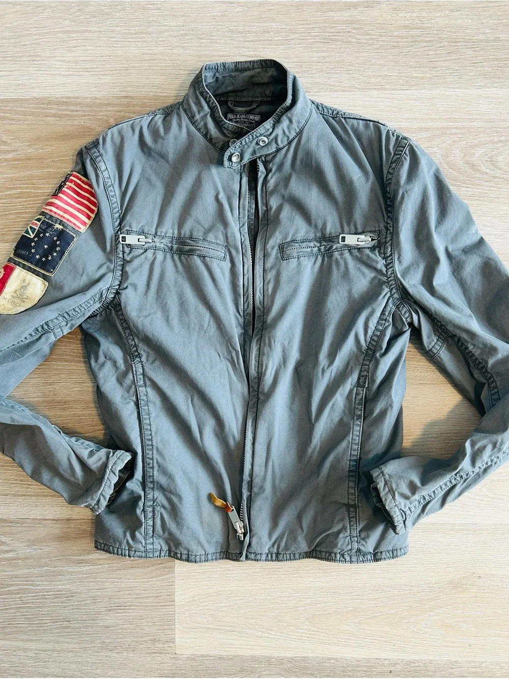 Rare Polo Jeans Co. Motorcycle Bikers Jacket